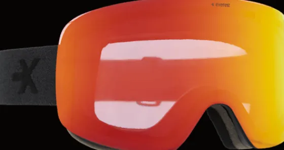Skidglasögon>Everest Outdoor Freeride Goggle BLACK/ORANGE