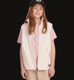 Västar>Everest Outdoor J Block Pile Vest IVORY BEIGE