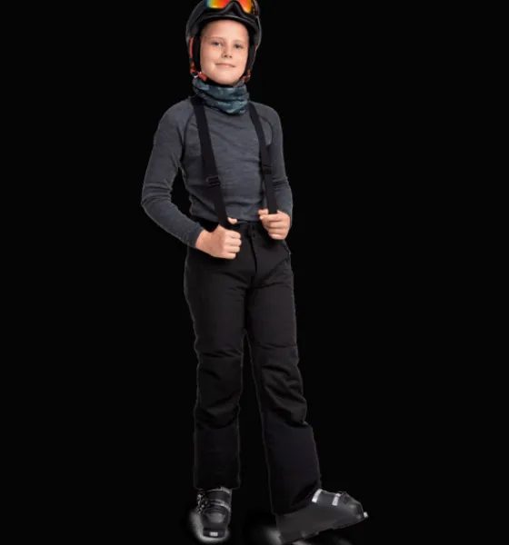 Skidbyxor>Everest Outdoor J Softshell Slim Pant BLACK