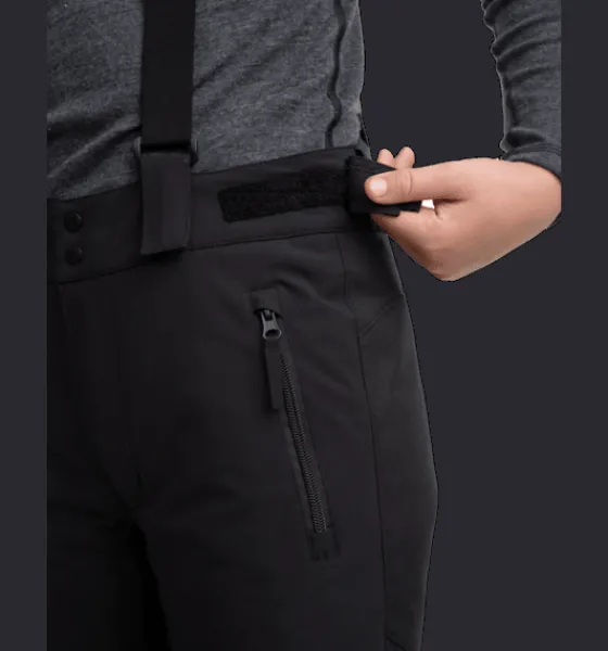 Skidbyxor>Everest Outdoor J Softshell Slim Pant BLACK
