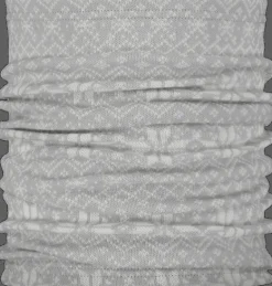 Halsduk>Everest Outdoor Jacquard Wool Neck Warmer GREY/WHITE