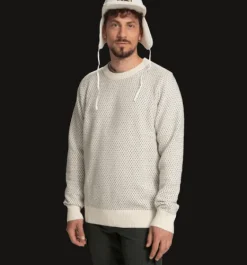 Tröjor & T-Shirts>Everest Outdoor M Knitted Sht OFFWHITE