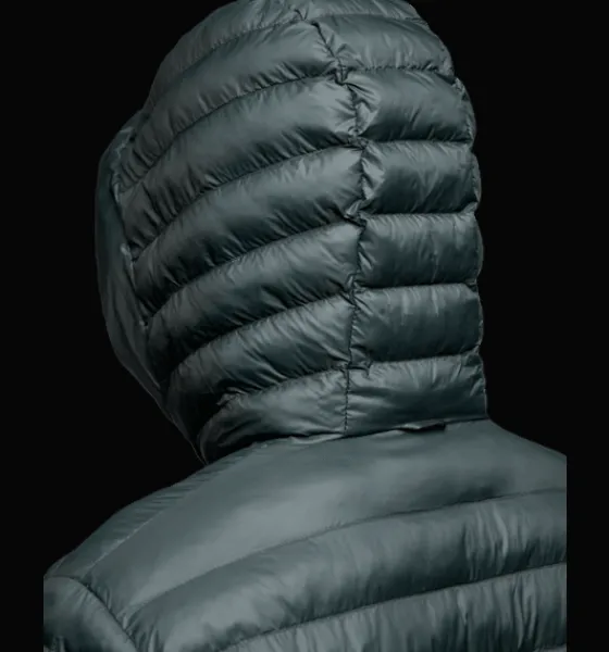 Varma Jackor|Tunna Jackor>Everest Outdoor M Liner Hood Jacket DK GREEN