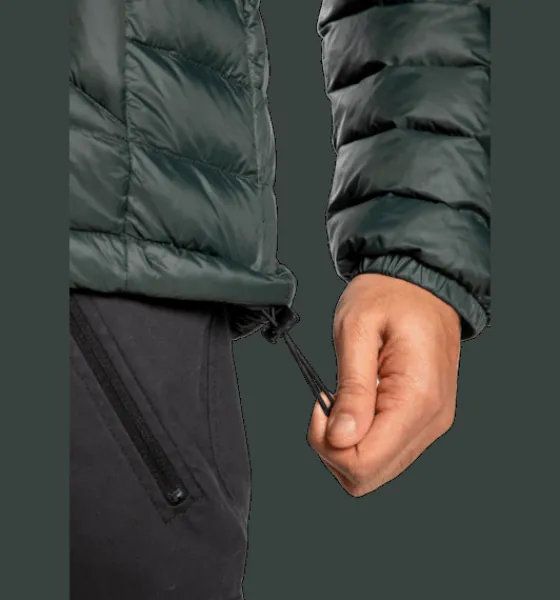 Varma Jackor|Tunna Jackor>Everest Outdoor M Liner Hood Jacket DK GREEN