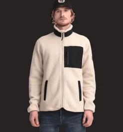 Tröjor & T-Shirts|Tröjor>Everest Outdoor M Pile Sht Retro IVORY BEIGE