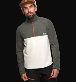 Tröjor & T-Shirts|Tröjor>Everest Outdoor M Quarter Zip OFFWHITE