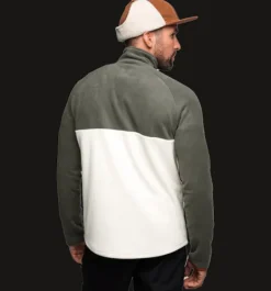 Tröjor & T-Shirts|Tröjor>Everest Outdoor M Quarter Zip OFFWHITE