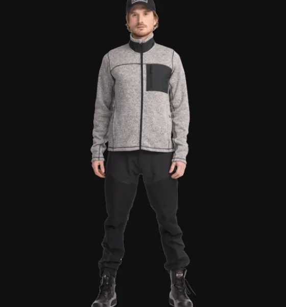 Tröjor & T-Shirts|Tröjor>Everest Outdoor M Samson Sht GREY MELANGE