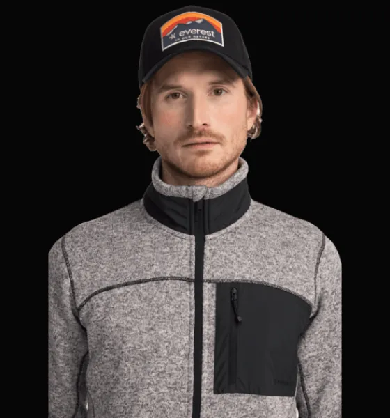 Tröjor & T-Shirts|Tröjor>Everest Outdoor M Samson Sht GREY MELANGE