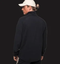 Tröjor & T-Shirts|Tröjor>Everest Outdoor M Zip Fleece Jacket BLACK