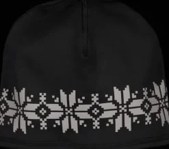 Mössor & Pannband>Everest Outdoor Stretch Reflect Beanie BLACK SNOWFLAKE