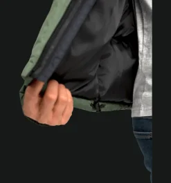 Varma Jackor|Varma jackor>Everest Outdoor U Yatze Jacket KHAKI GREEN/BLACK