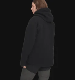 Tröjor & T-Shirts|Tröjor>Everest Outdoor W Pile Anorak BLACK INKA