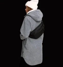 Tröjor & T-Shirts|Tröjor>Everest Outdoor W Pile Long Hood GREY MELANGE