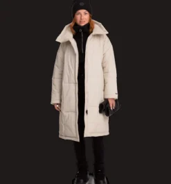 Varma jackor>Everest Outdoor W Quilted Duvet IVORY BEIGE