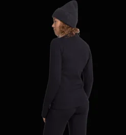 Tröjor & T-Shirts>Everest Outdoor W Uw Ribb Sht BLACK 2