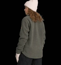 Tröjor & T-Shirts|Tröjor>Everest Outdoor W Wila Pile Shirt KHAKI GREY